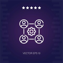 meeting vector icon modern illustration