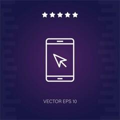 mobile vector icon modern illustration