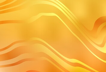 Light Yellow vector texture with wry lines.