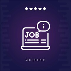 Naklejka premium notification vector icon modern illustration