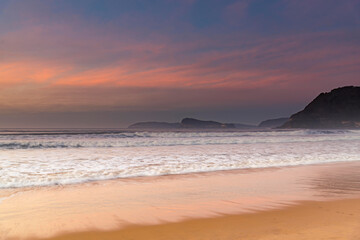 Light High Cloud Sunrise Seascape