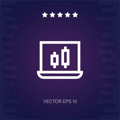 online vector icon modern illustration