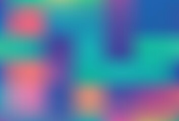 Light Blue, Yellow vector blurred and colored pattern.