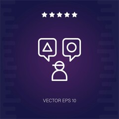 options vector icon modern illustration