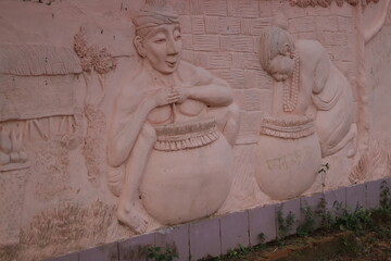 ancient pahari statues