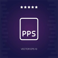 pps vector icon modern illustration