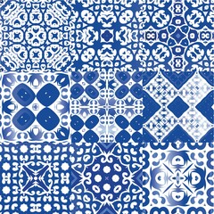 Traditional ornate portuguese azulejos.