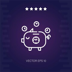 savings vector icon modern illustration