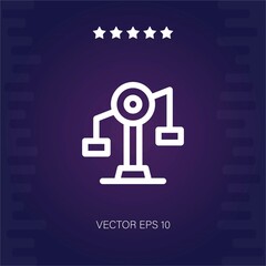 scale vector icon modern illustration