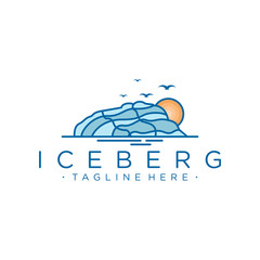 iceberg logo design