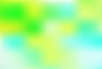 Light Green vector colorful blur background.
