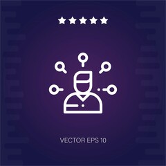 skills vector icon modern illustration