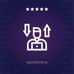 stock market vector icon modern illustration