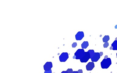 Dark Pink vector red banner with set of circles, dots. Donuts Background. Creative Design Template. Technological halftone illustration.