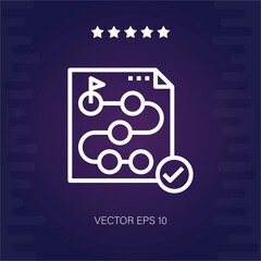 timeline vector icon modern illustration