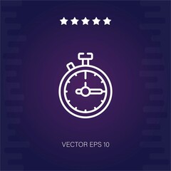 timer vector icon modern illustration