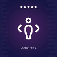 user vector icon modern illustration