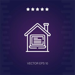 work from home vector icon modern illustration