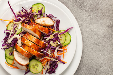 Healthy vegetable salad