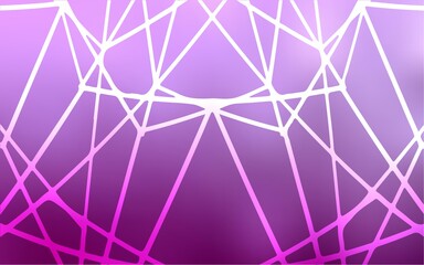 Obraz premium Light Pink vector natural abstract design. Doodle illustration made by child in Origami style with gradient. The textured pattern can be used for website.