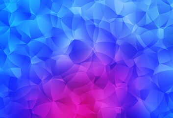 Fototapeta premium Light Pink, Blue vector texture with abstract forms.