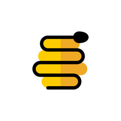 Honey logo icon design, Vector illustration, Honey Logo Design Concept. Food logo template