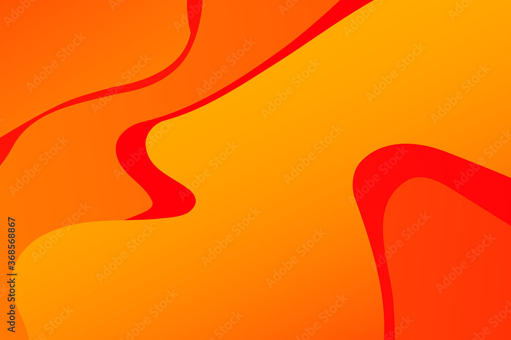 Poster abstract yellow wavy background with curve lines. abstract yellow art lines. autumn concept.