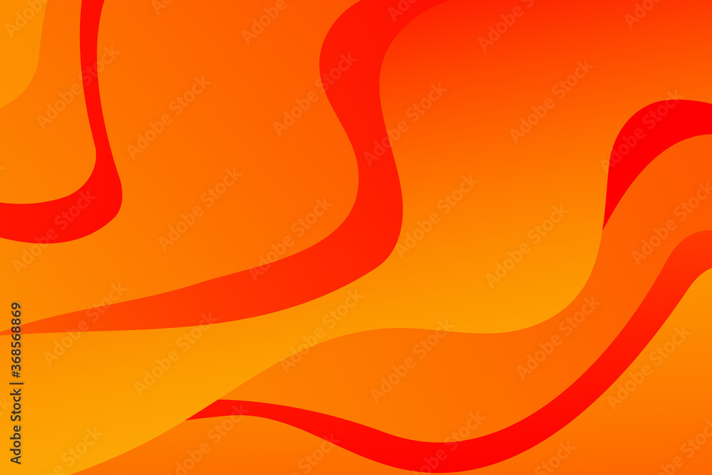 Poster abstract yellow wavy background with curve lines. abstract yellow art lines. autumn concept.