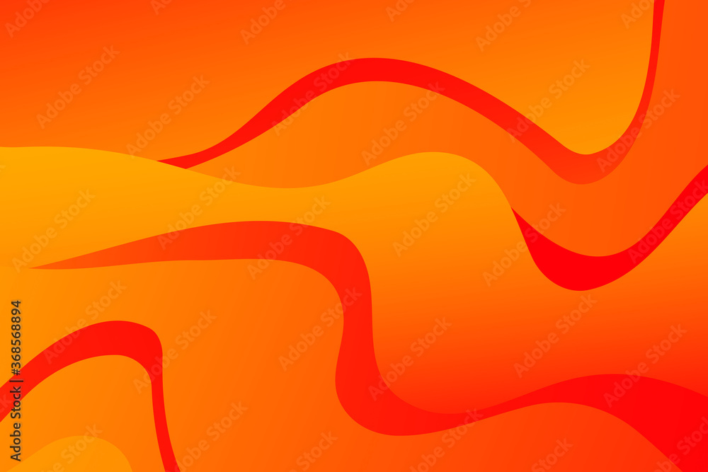 Poster abstract yellow wavy background with curve lines. abstract yellow art lines. autumn concept.