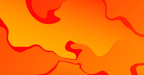 Abstract yellow wavy background with curve lines. Abstract yellow art lines. Autumn concept.