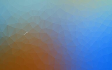 Fototapeta premium Light Blue, Yellow vector gradient triangles template. A sample with polygonal shapes. Textured pattern for your backgrounds.