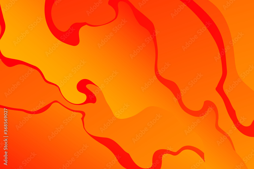 Poster abstract yellow wavy background with curve lines. abstract yellow art lines. autumn concept.