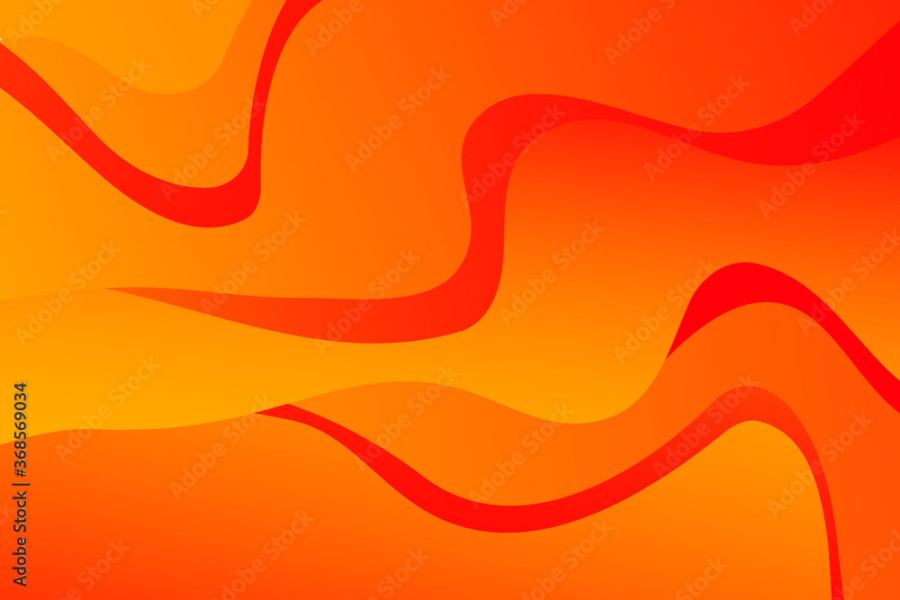 Poster abstract yellow wavy background with curve lines. abstract yellow art lines. autumn concept.