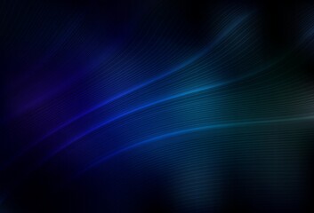 Dark Blue, Green vector glossy abstract background.