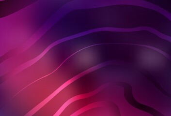 Dark Pink vector template with wry lines.