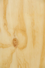 Wooden texture background with knot, natural wood varnish plywood