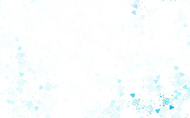 Light Pink, Blue vector template with chaotic shapes.