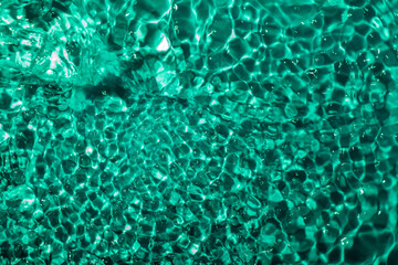 Crystal-clear water ripples