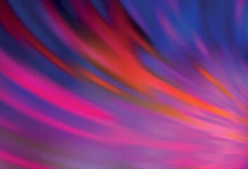 Dark Purple, Pink vector abstract blurred background.