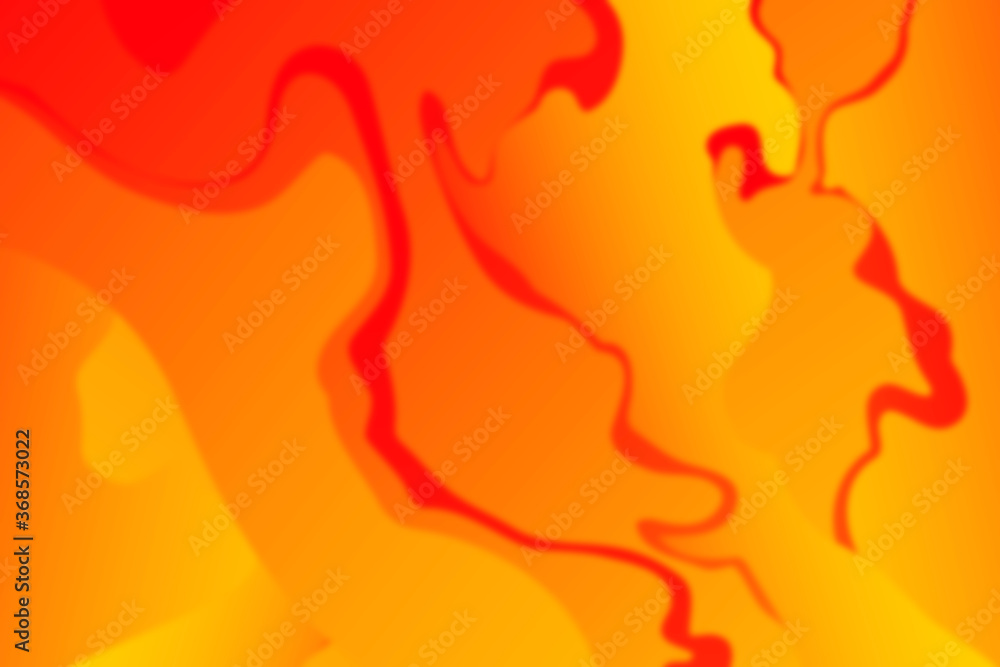Poster blur background. abstract yellow wavy background with curve lines. abstract yellow art lines. autumn