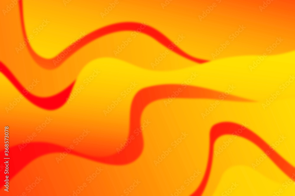 Poster blur background. abstract yellow wavy background with curve lines. abstract yellow art lines. autumn
