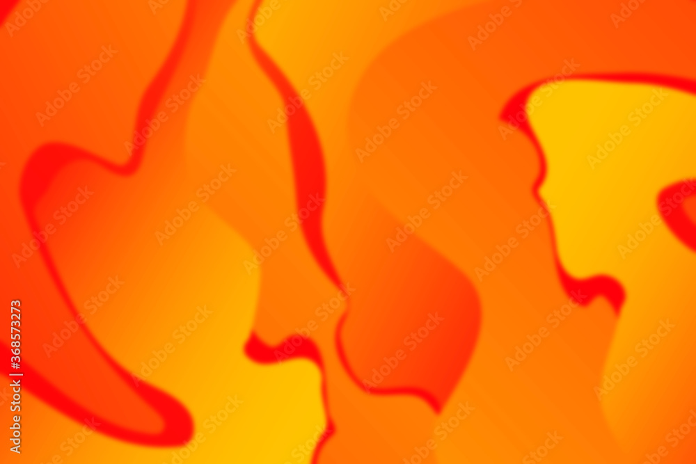 Poster blur background. abstract yellow wavy background with curve lines. abstract yellow art lines. autumn
