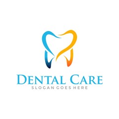 Obraz premium Dental Logo Design, Creative Dentist Logo, Dental Clinic Creative Company Vector Logo
