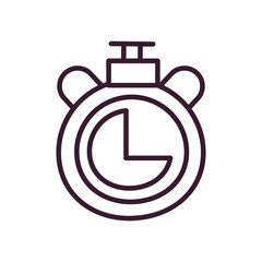 chronometer line style icon vector design