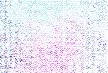 Light Pink, Blue vector background with spots.