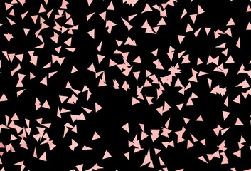 Dark Red vector background with polygonal style.