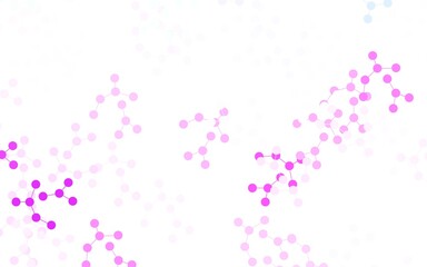 Naklejka premium Light Pink, Blue vector template with artificial intelligence structure.