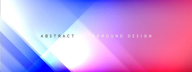 Motion concept neon shiny lines on liquid color gradients abstract backgrounds. Dynamic shadows and lights templates for text