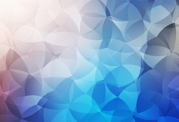 Light Blue, Yellow vector polygon abstract backdrop.