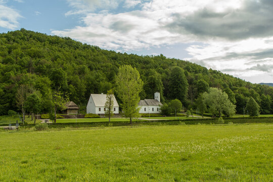 Birth house and memorial center of Nikola Tesla, Smiljan, Croatia